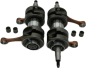 Preview: Vitos Performance crankshaft Yamaha RD500 RZ500 incl. shaft seals and needle bearings  Scope of delivery: 2x crankshaft 4x piston pin bearings 1x set of oil seals  Manufacturer's description:  Customised for a direct drop-in fit that is better than factor